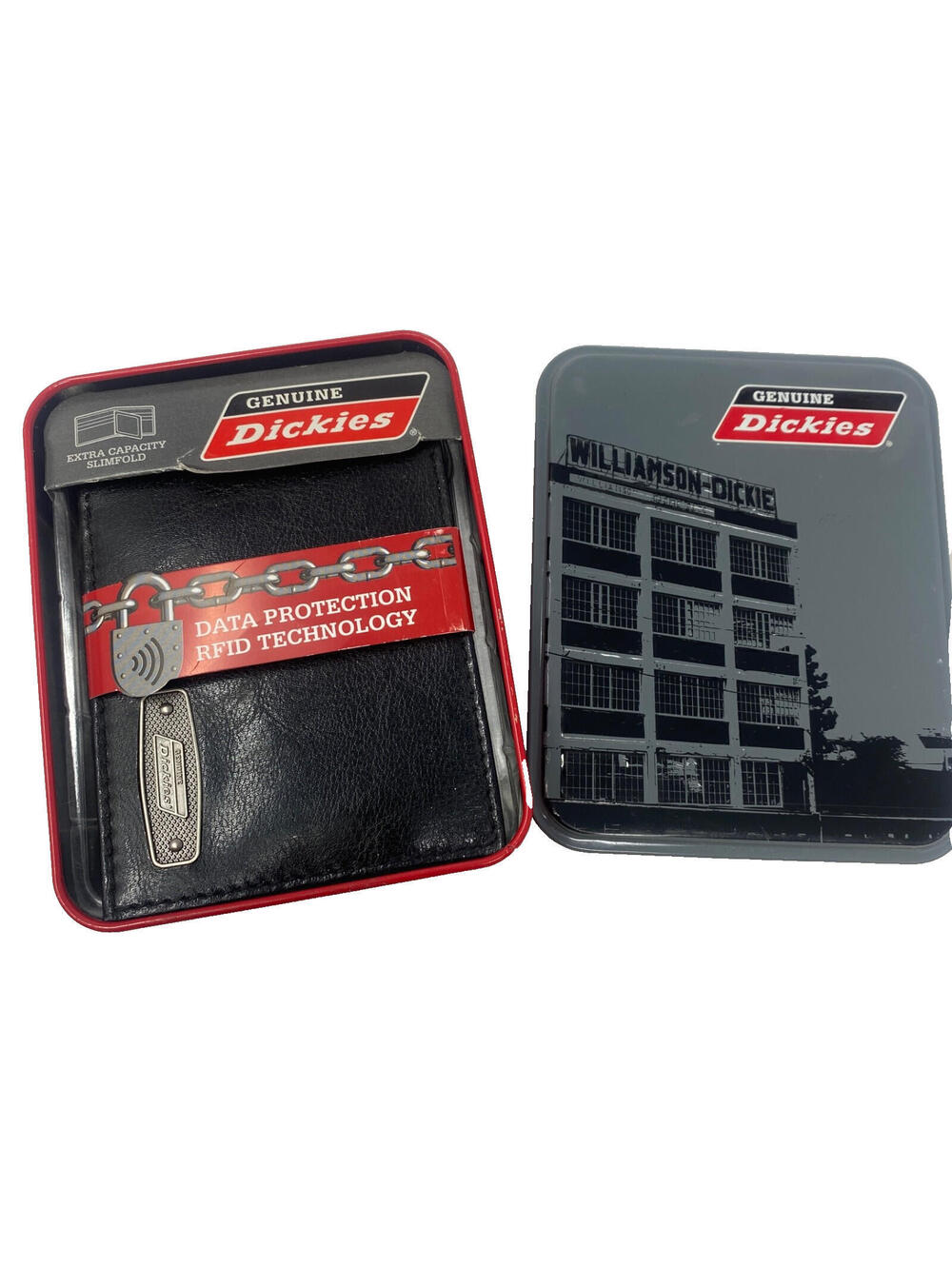 Genuine Dickies Extra Capacity Slimfold Data Protection RFID Technology Black